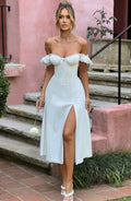 Ivory Courtney Midi Dress