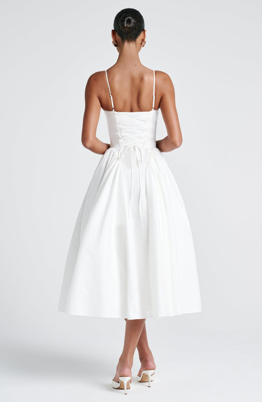 Luvrefashion | Ivory Emerson Midi Dress in XS - image 7