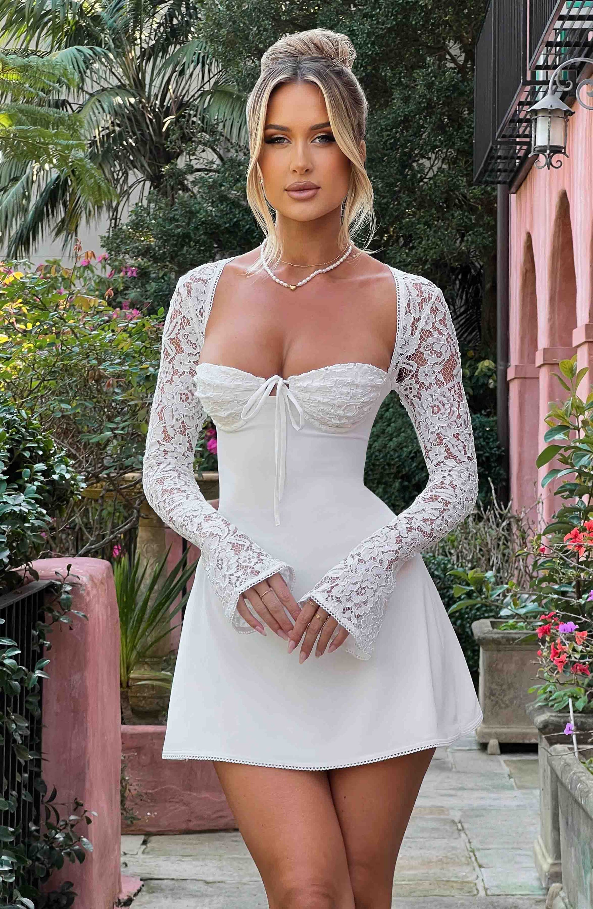 Luvrefashion | Ivory Jacinta Mini Dress in XS - image 10