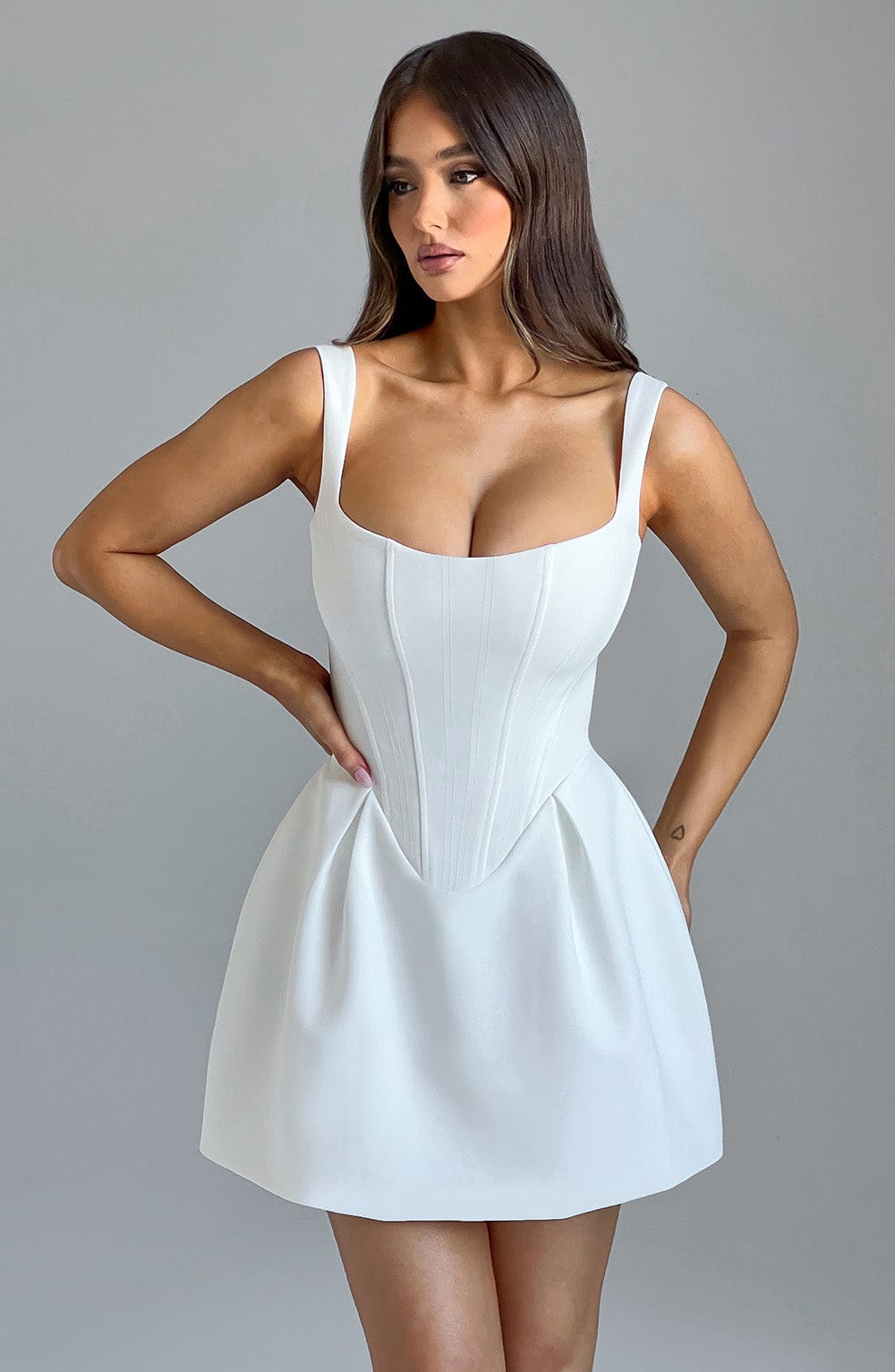 Luvrefashion | Ivory Janiyah Mini Dress in XS - image 8