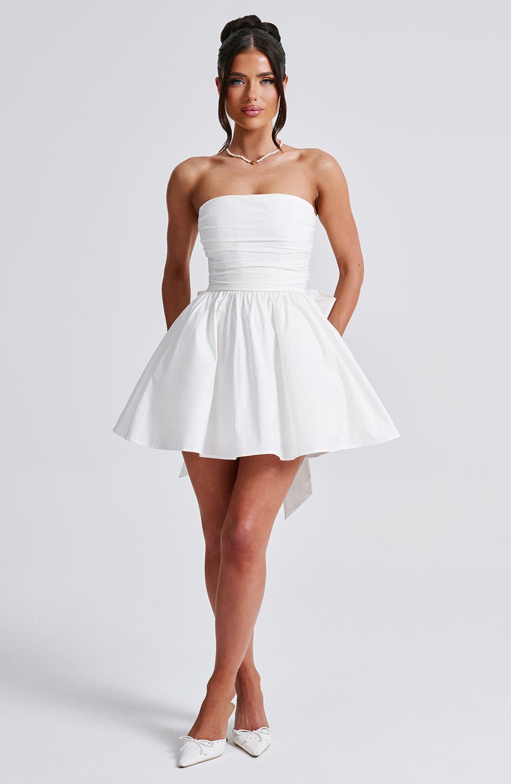 Luvrefashion | Ivory Katrina Mini Dress in XS - image 6