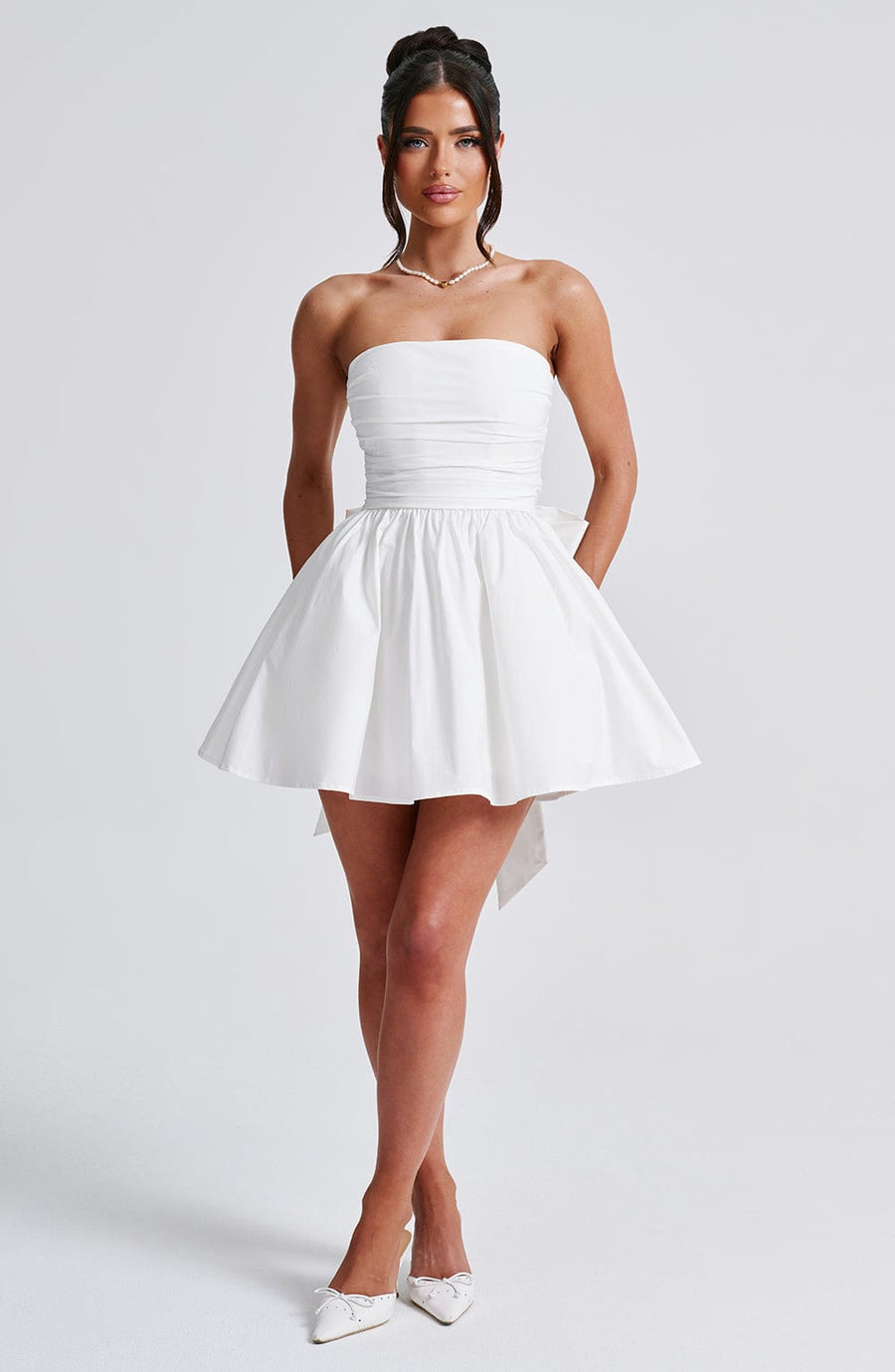 Luvrefashion | Ivory Katrina Mini Dress in XS - image 6