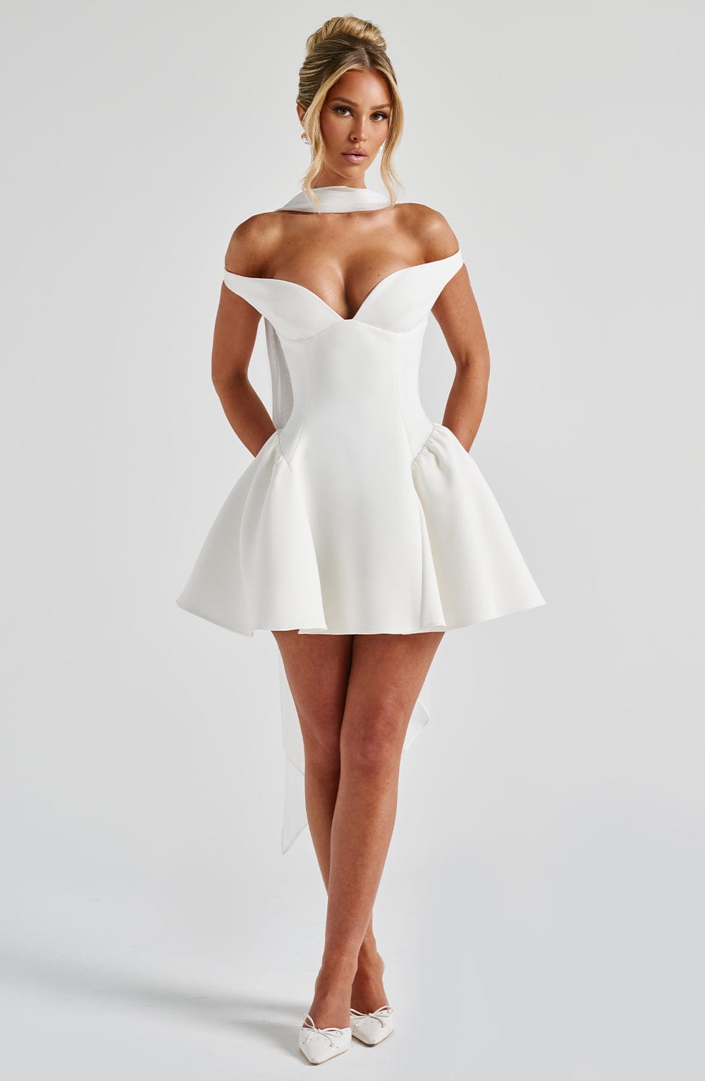 Luvrefashion | Ivory Marla Mini Dress in XS - image 10