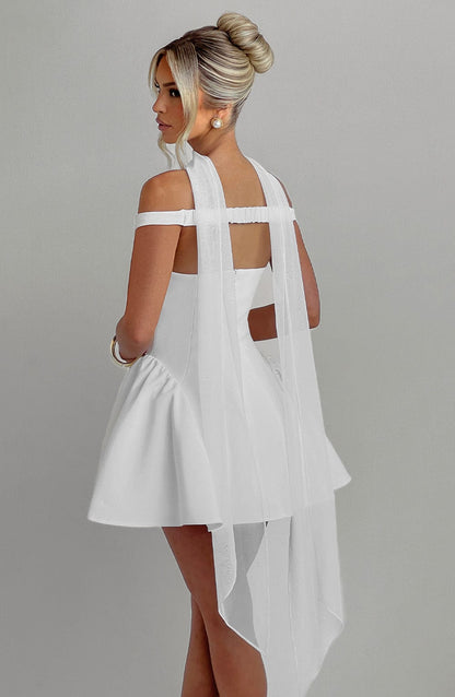 Luvrefashion | Ivory Marla Mini Dress in XS - image 18
