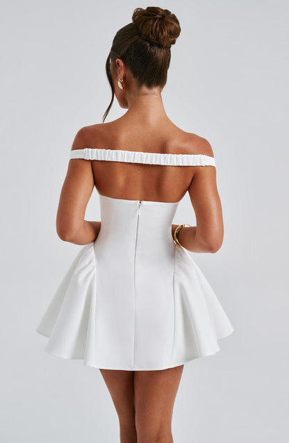 Luvrefashion | Ivory Marla Mini Dress in XS - image 9