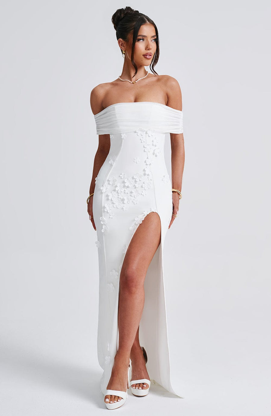 Luvrefashion | Ivory Maxi Dress by Milani in XS - image 11