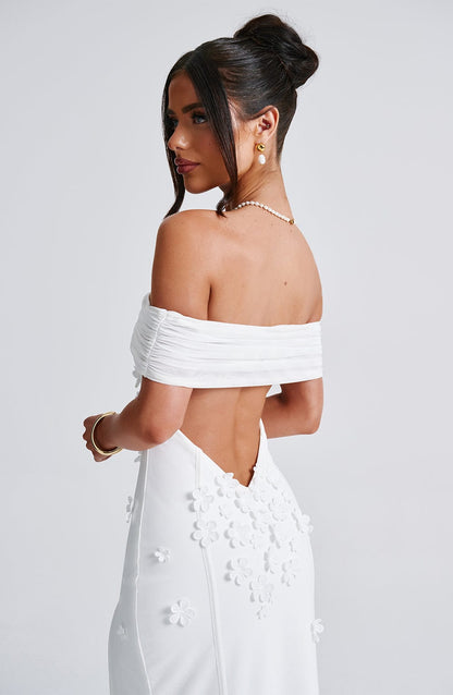 Luvrefashion | Ivory Maxi Dress by Milani in XS - image 12