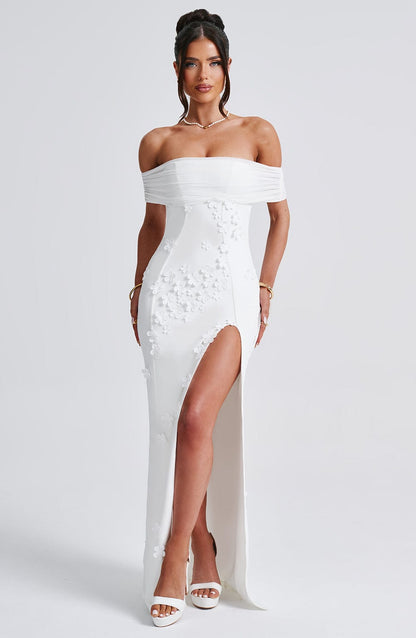 Luvrefashion | Ivory Maxi Dress by Milani in XS - image 7