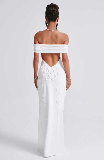 Luvrefashion | Ivory Maxi Dress by Milani in XS - image 8