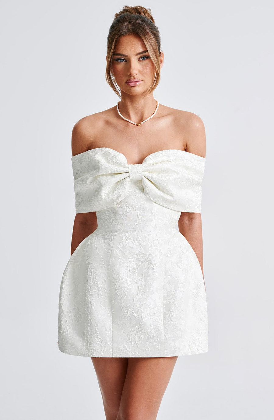 Luvrefashion | Ivory Raquel Mini Dress in XS - image 12