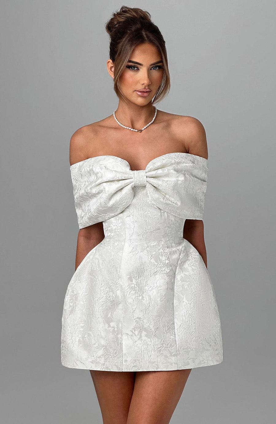 Luvrefashion | Ivory Raquel Mini Dress in XS - image 13