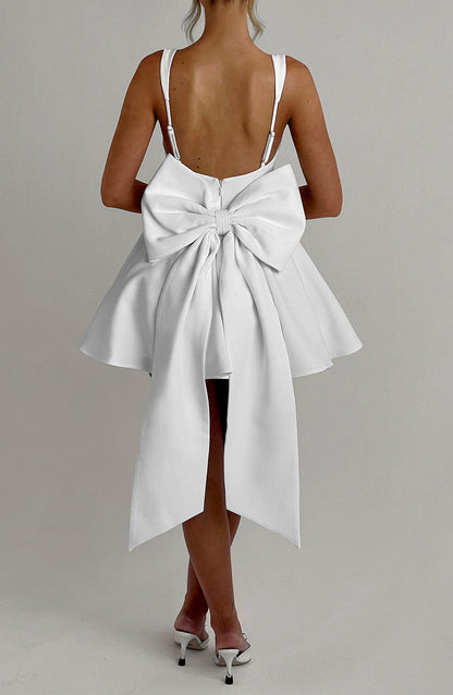 Luvrefashion | Ivory Rue Mini Dress in XS - detail view