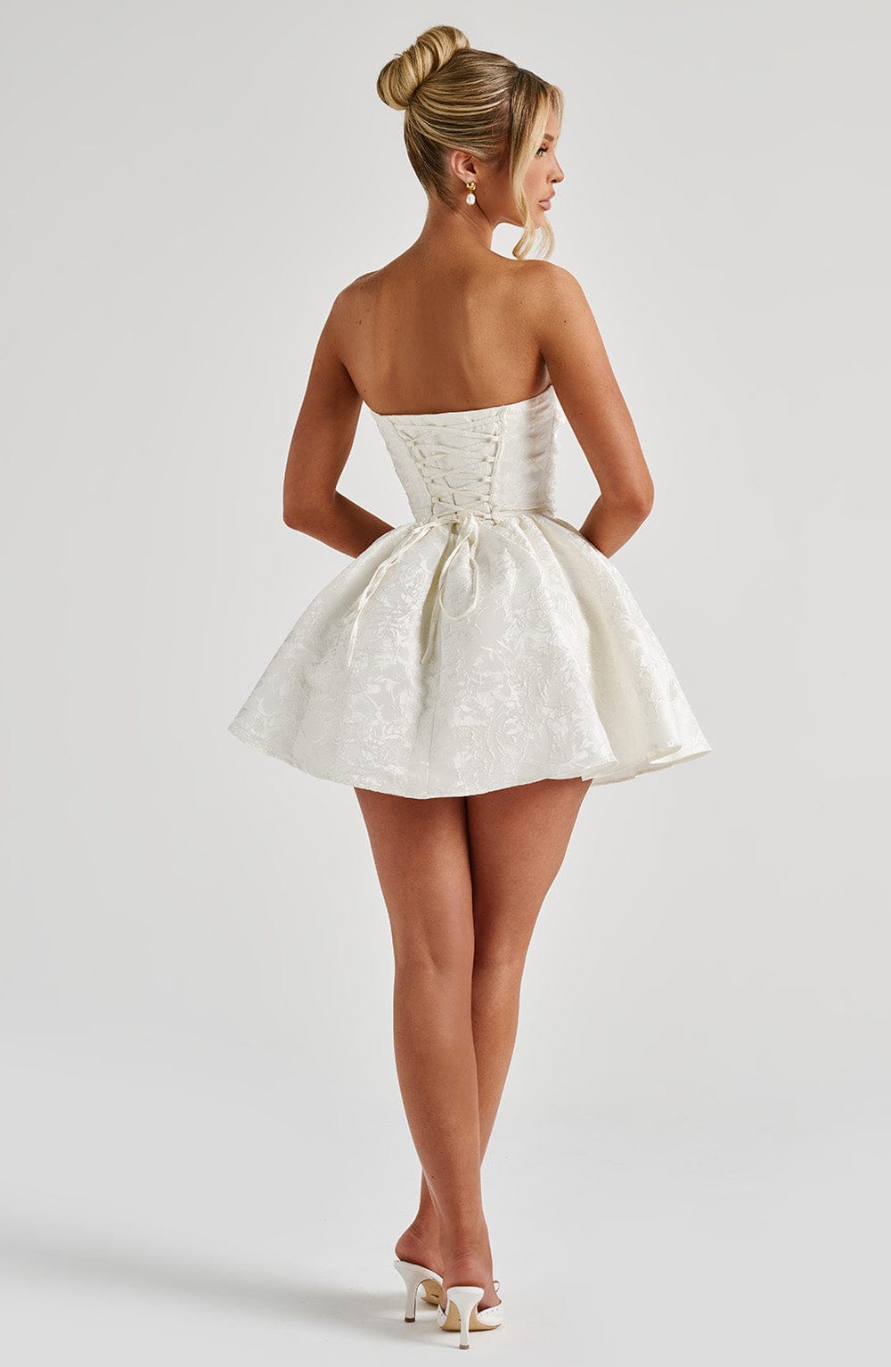 Luvrefashion | Ivory Salome Mini Dress in XS - image 6