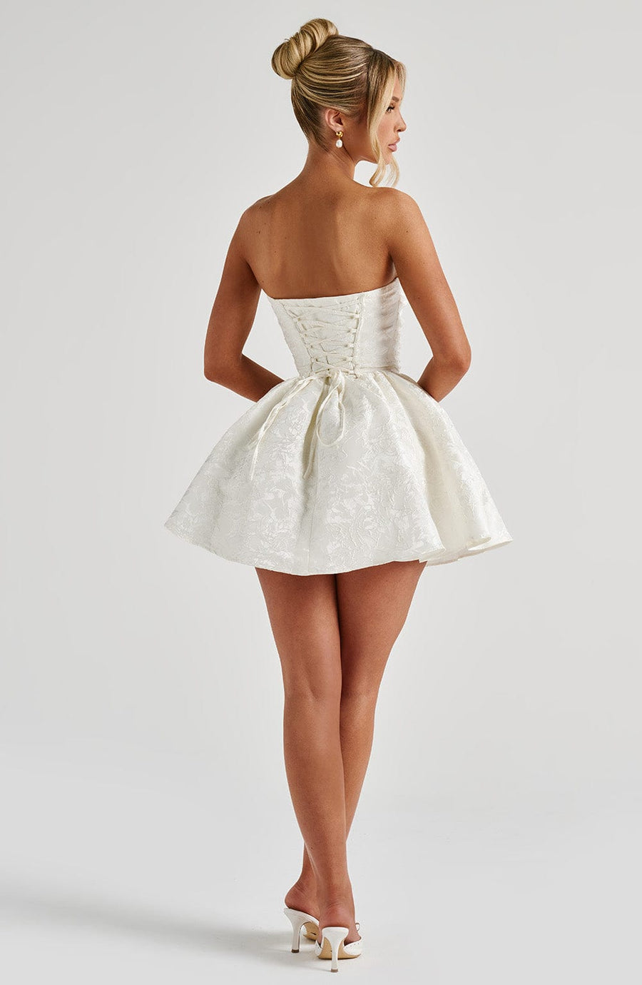 Luvrefashion | Ivory Salome Mini Dress in XS - image 6