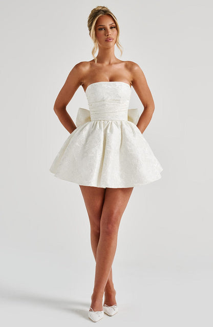 Luvrefashion | Ivory Salome Mini Dress in XS - image 8