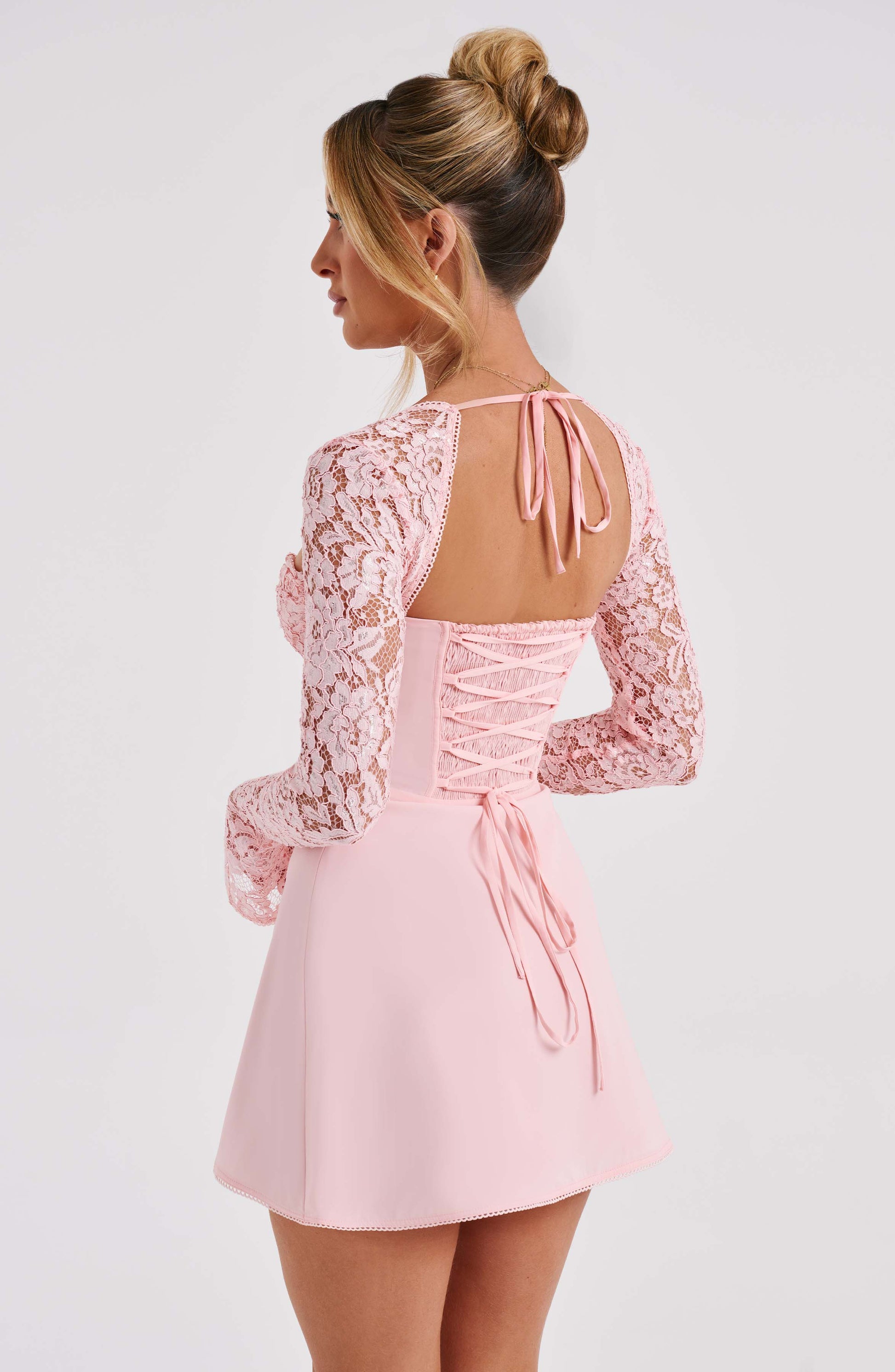 Luvrefashion | Jacinta Blush Mini Dress in XS - image 10