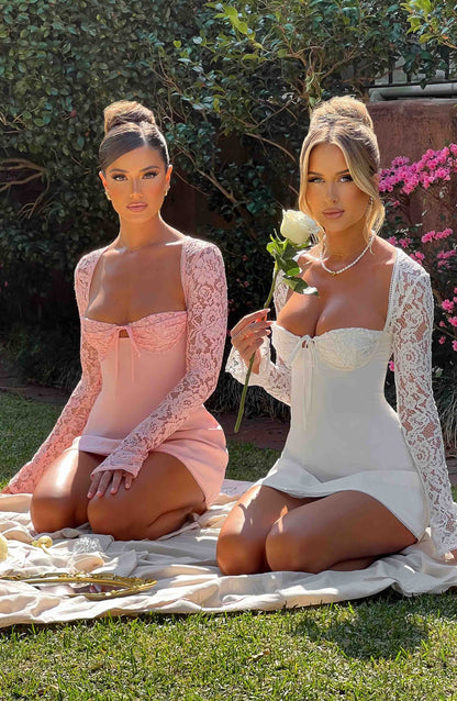 Luvrefashion | Jacinta Blush Mini Dress in XS - image 14