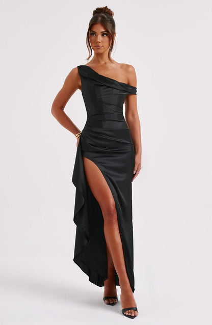 Luvrefashion | Juliene Black Maxi Dress in XS - image 9