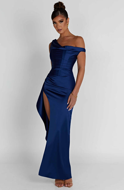 Luvrefashion | Juliene Navy Maxi Dress in XS - image 11