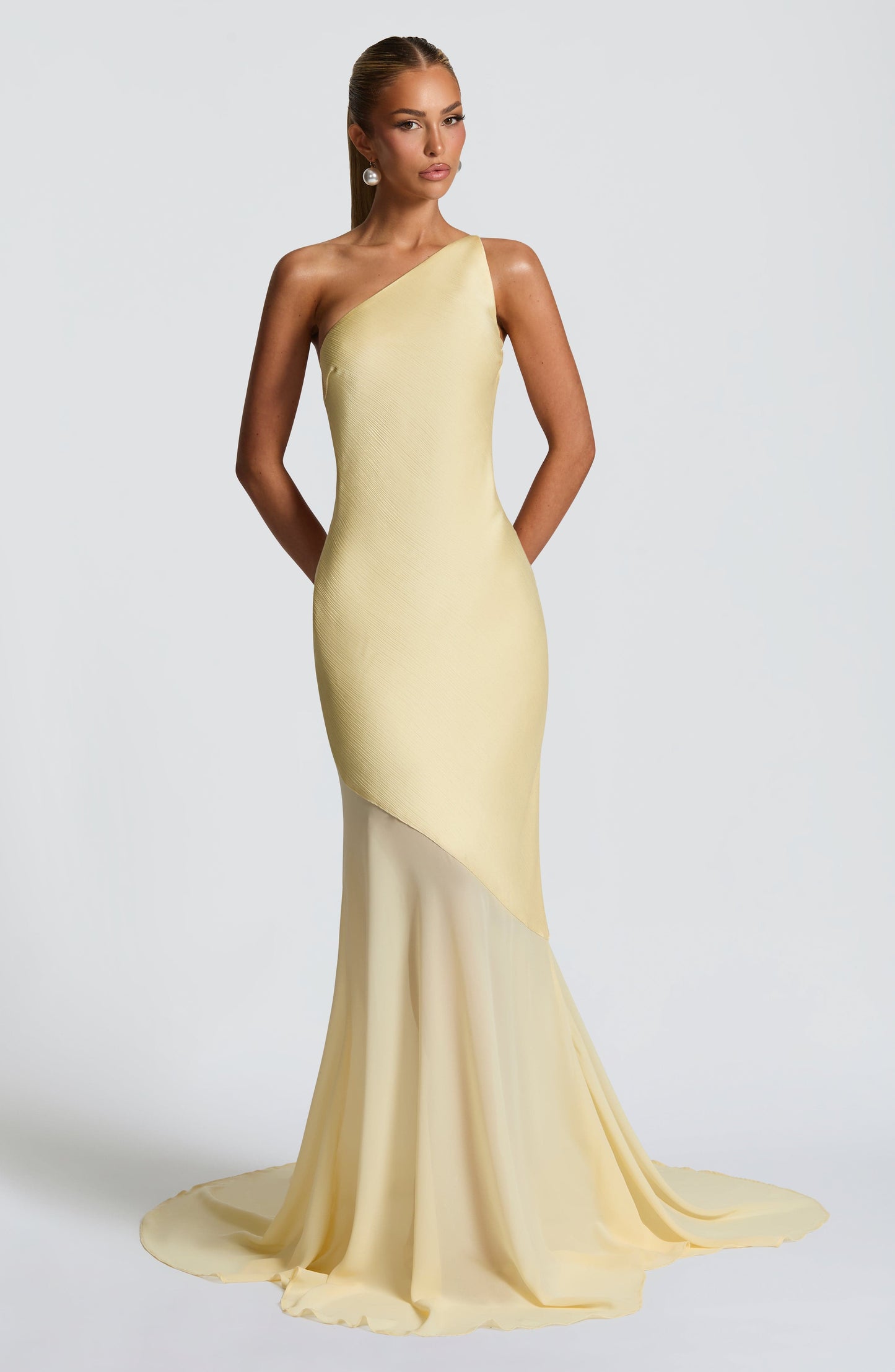 Luvrefashion | Lemon Fable Evening Dress in XS - detail view