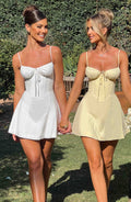 Lemon Lacey Mini Dress