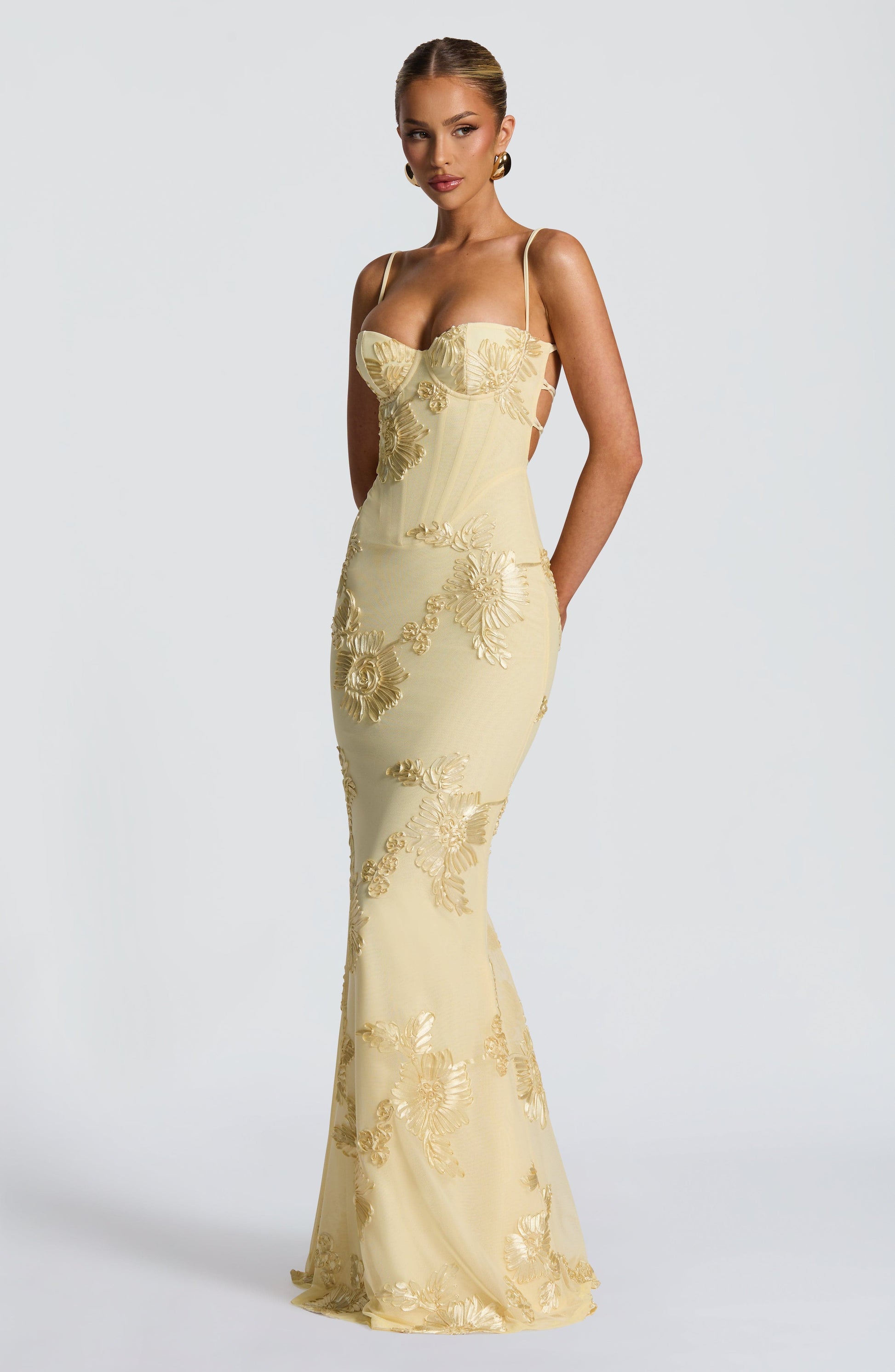 Luvrefashion | Lemon Nefertiti Maxi Dress in XS - image 6