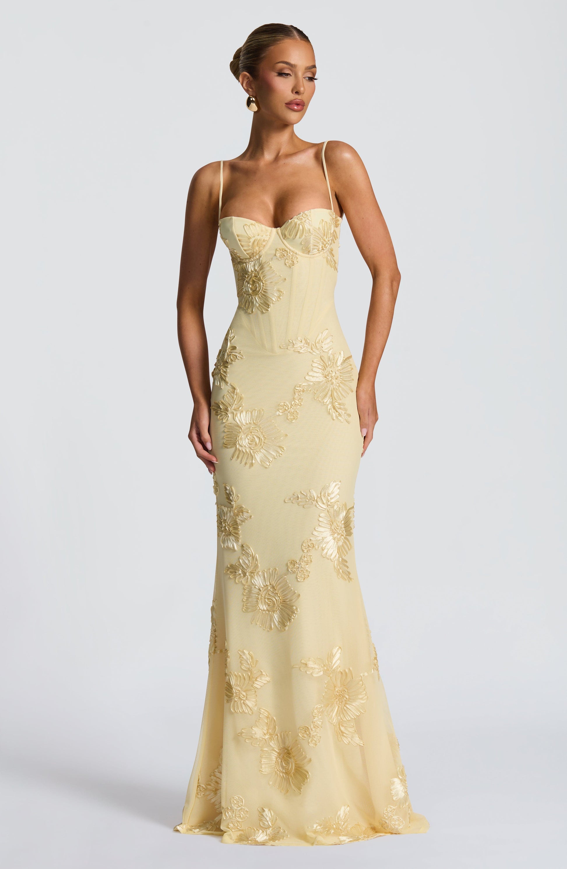 Luvrefashion | Lemon Nefertiti Maxi Dress in XS - image 7
