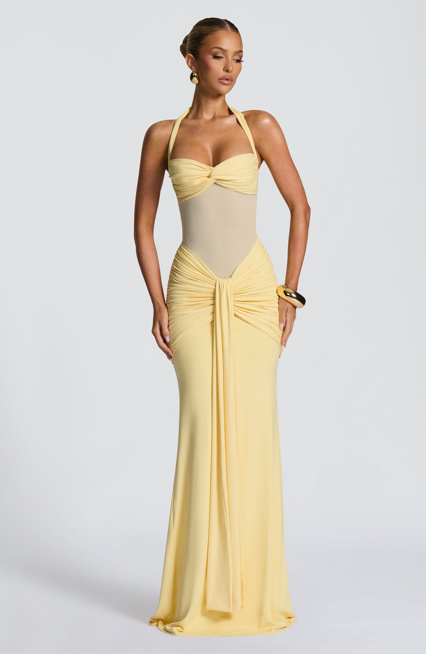 Luvrefashion | Lemon Vixen Maxi Dress in XS - styled look