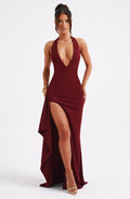 Luella Burgundy Maxi Dress