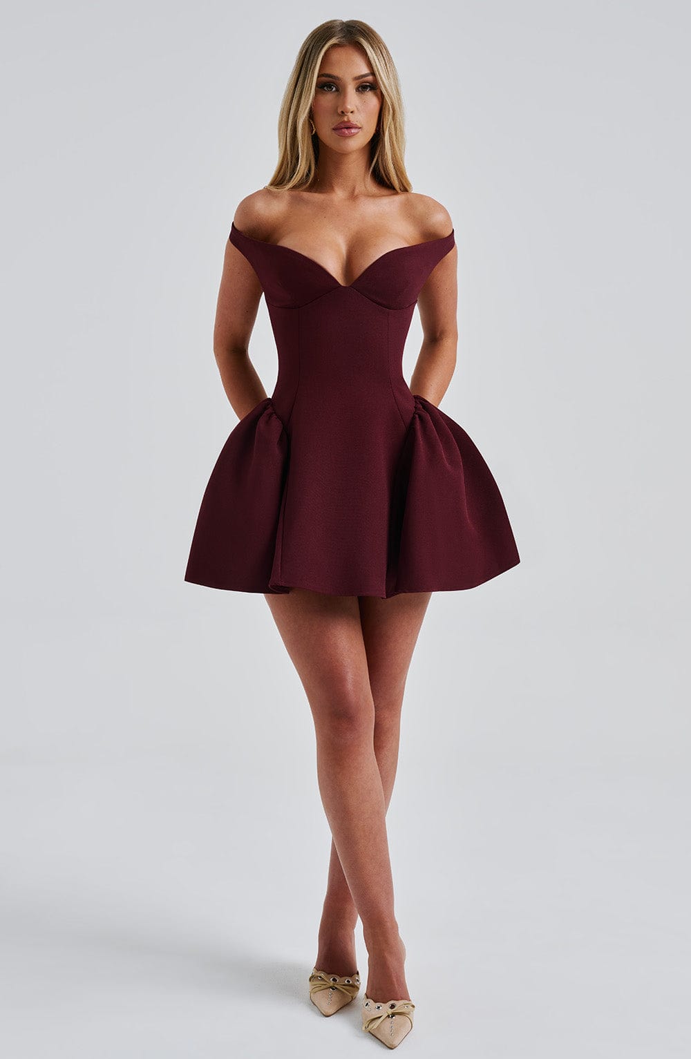 Luvrefashion | Marla Cherry Lacquer Mini Dress in XS - image 7