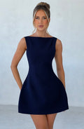Navy Alana Mini Dress