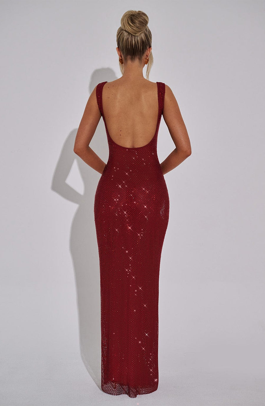 Luvrefashion | Petra Wine Maxi Dress in XS - image 8