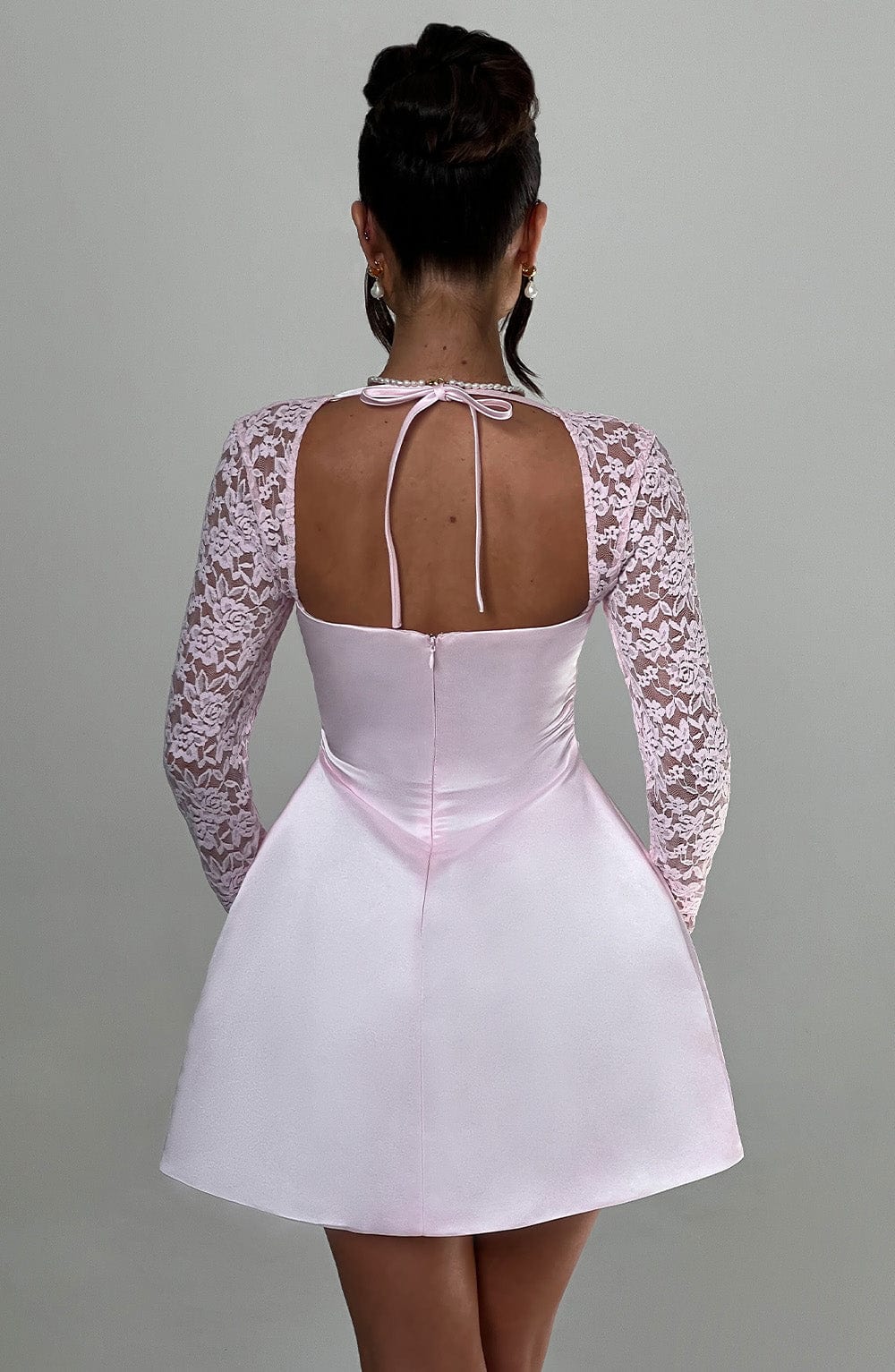 Luvrefashion | Sadie Blush Mini Dress in XS - side view