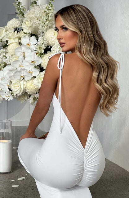 Luvrefashion | Sanya Long White Dress in XS - image 12