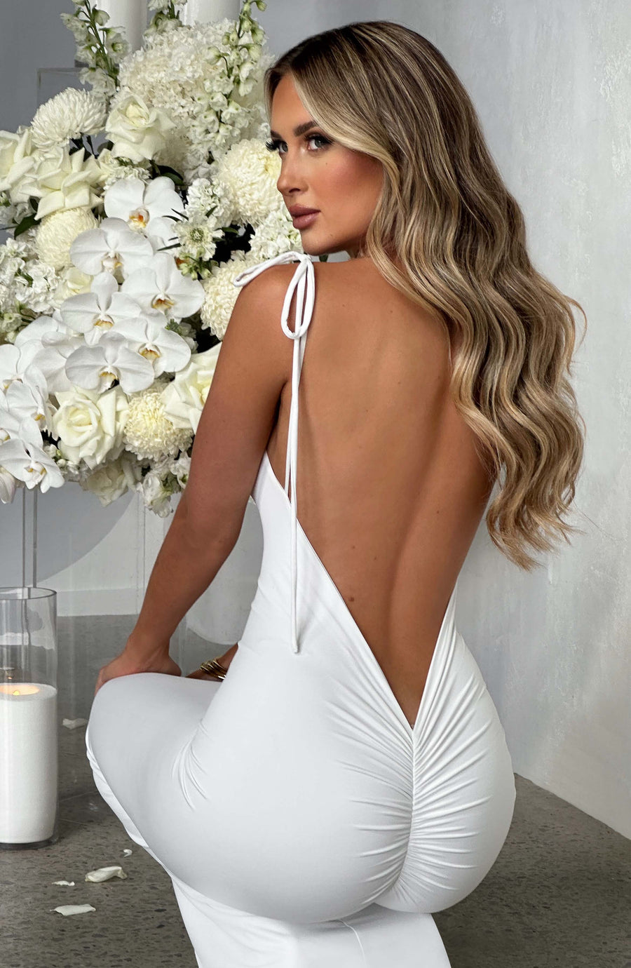 Luvrefashion | Sanya Long White Dress in XS - image 12
