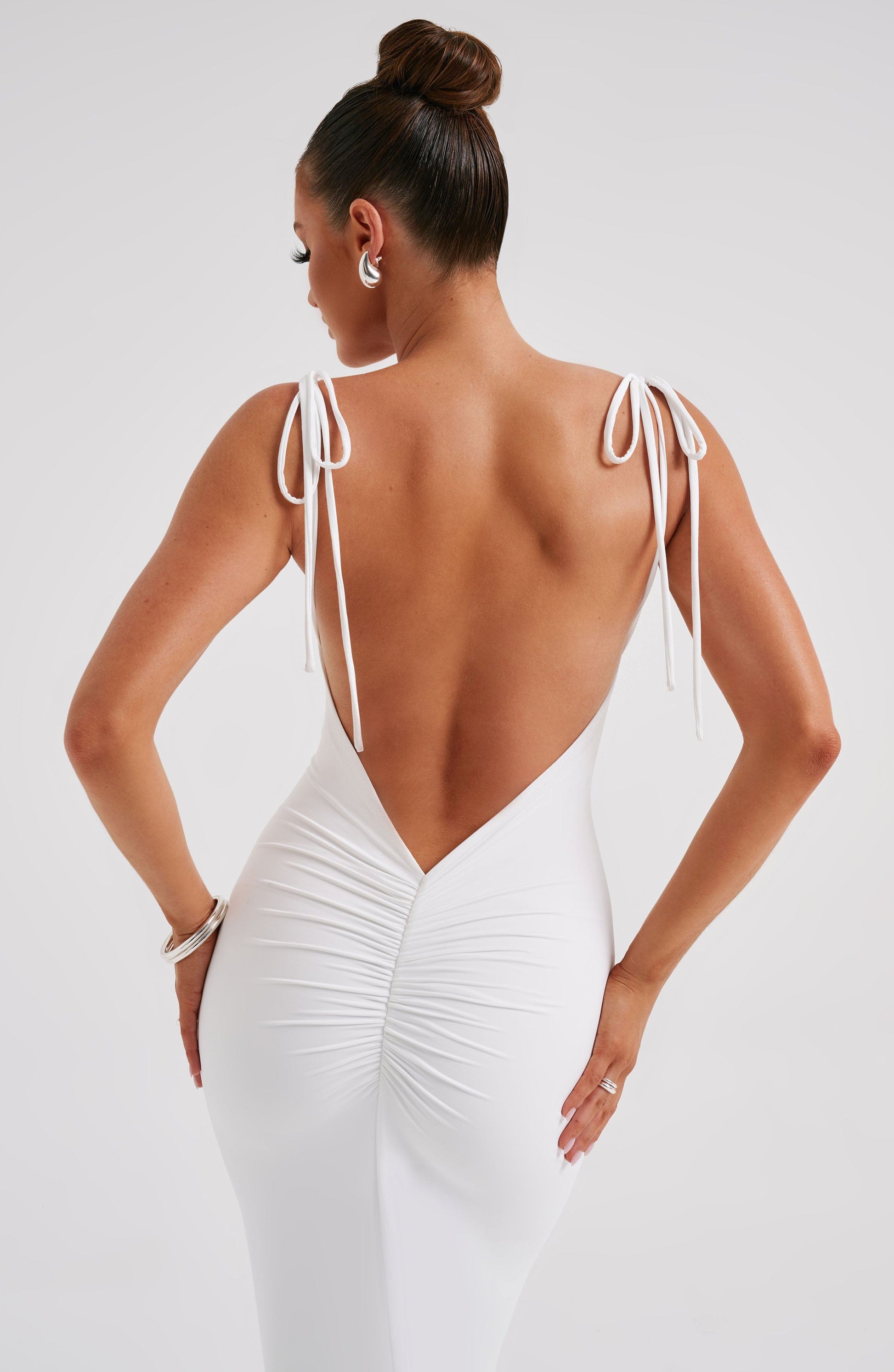 Luvrefashion | Sanya Long White Dress in XS - image 8