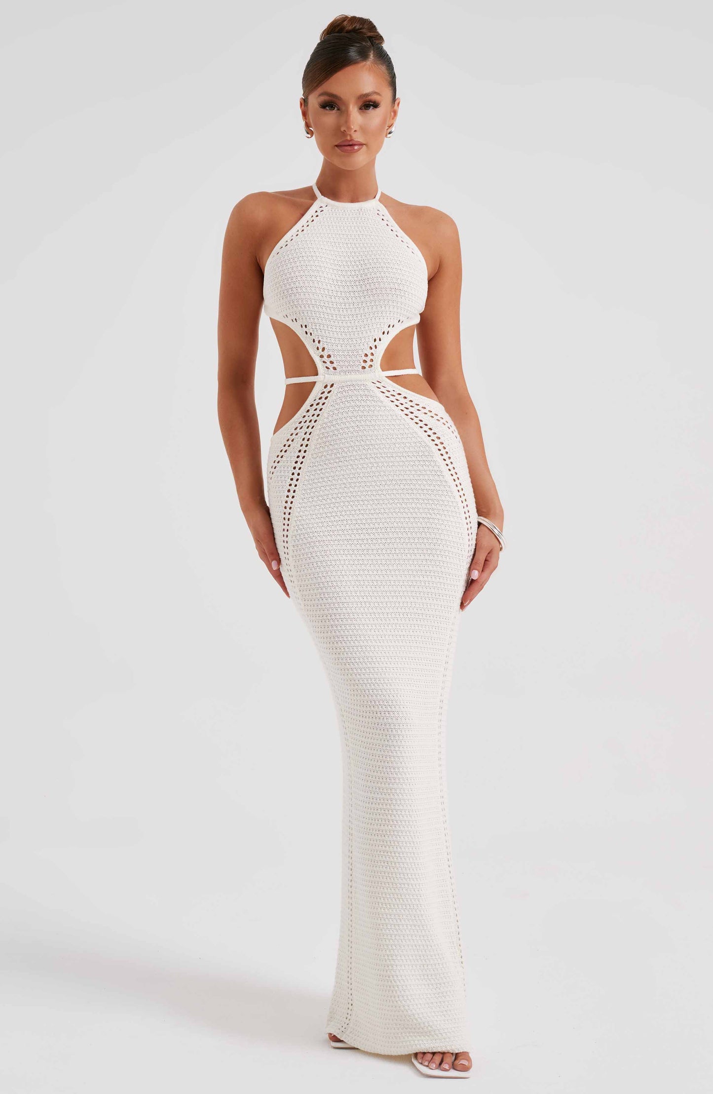 Luvrefashion | White Delia Maxi Dress in XS - image 10