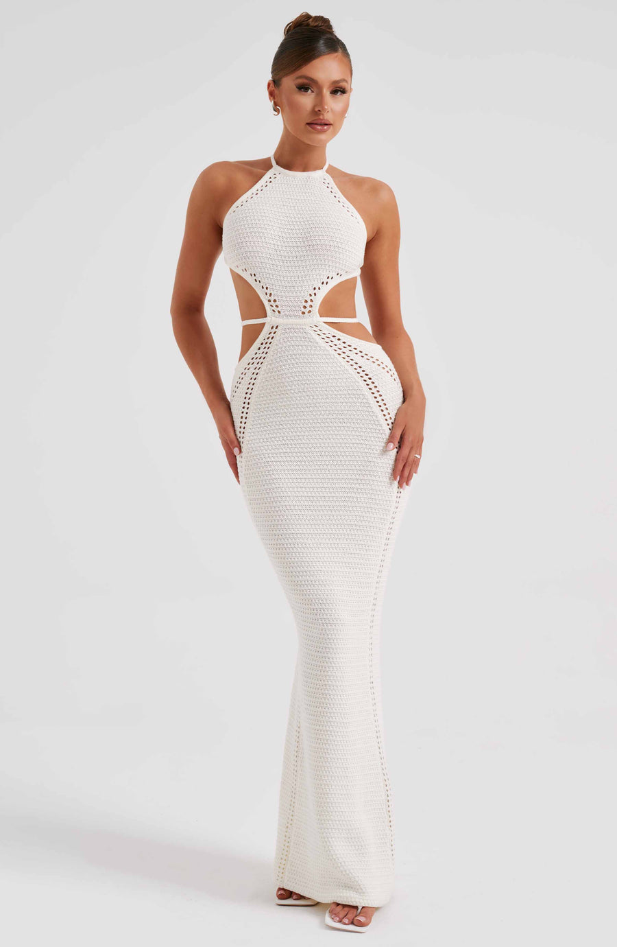 Luvrefashion | White Delia Maxi Dress in XS - image 6