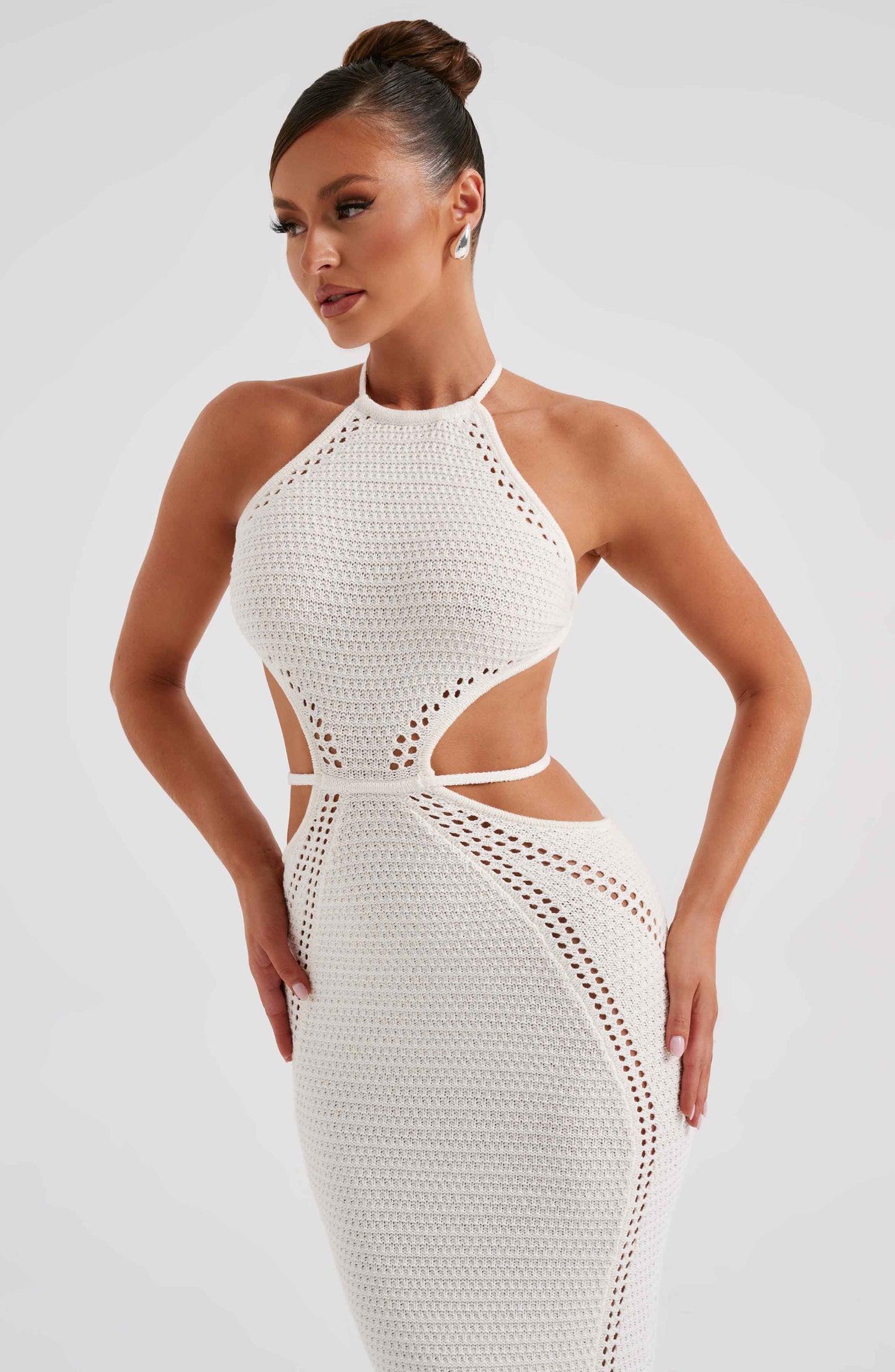 Luvrefashion | White Delia Maxi Dress in XS - image 8
