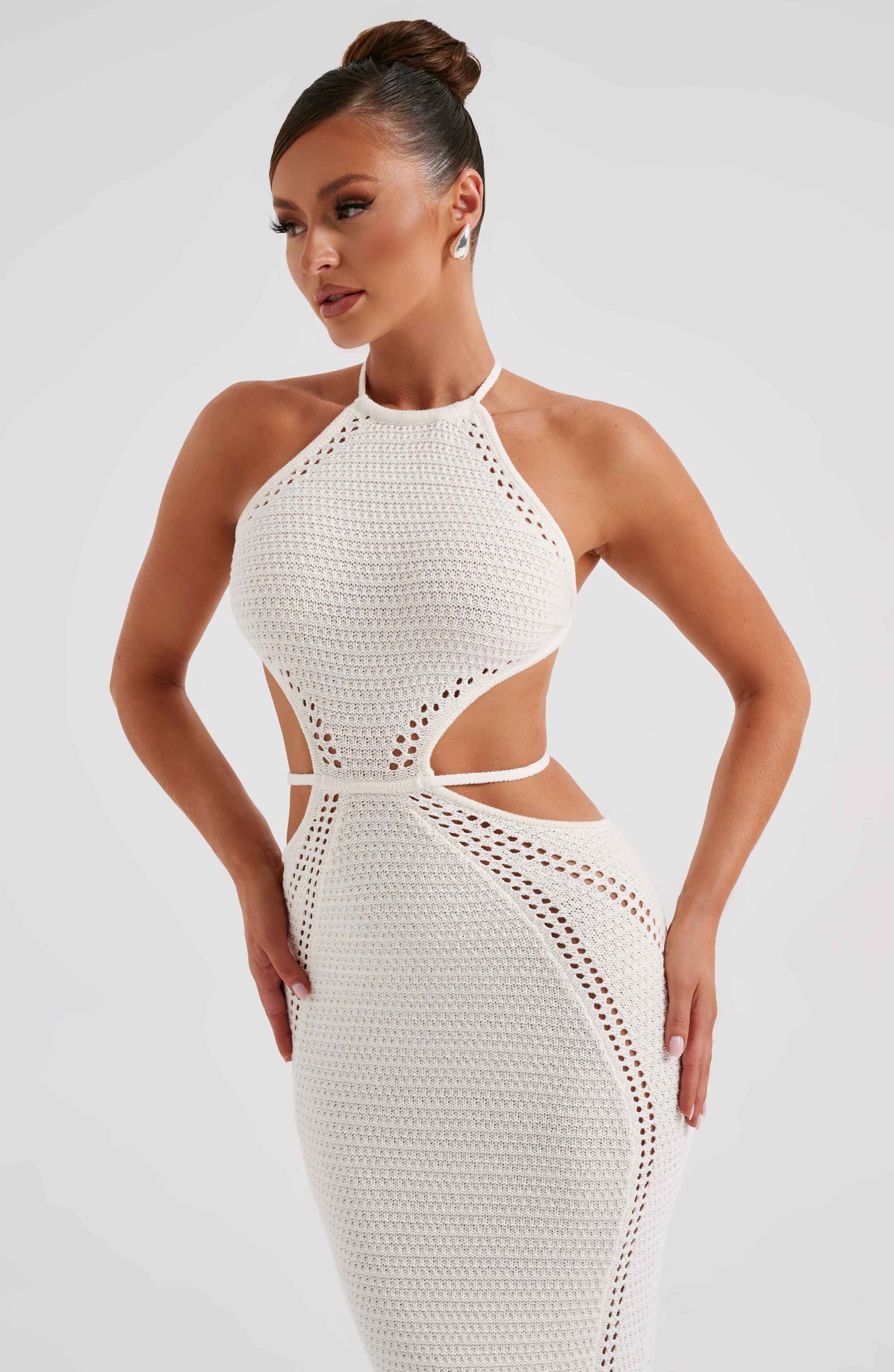 Luvrefashion | White Delia Maxi Dress in XS - image 8