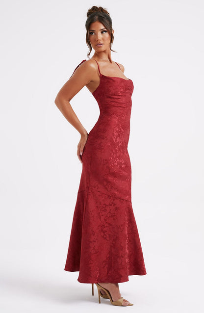Luvrefashion | Whitney Red Maxi Dress in XS - image 6