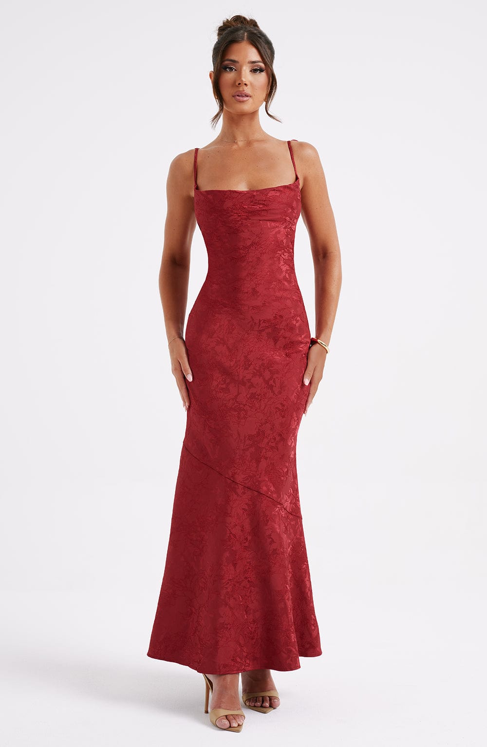 Luvrefashion | Whitney Red Maxi Dress in XS - image 7