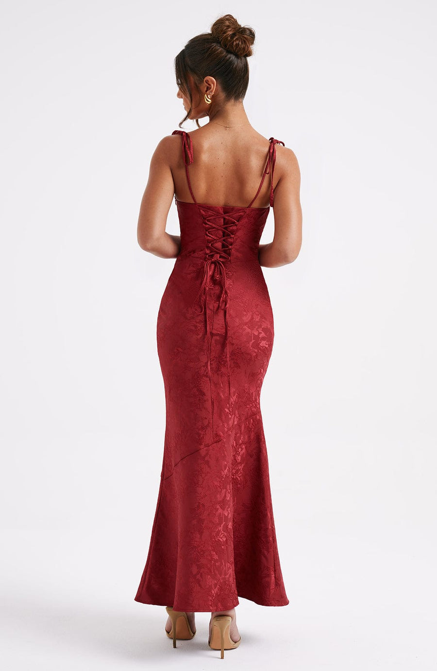 Luvrefashion | Whitney Red Maxi Dress in XS - image 8