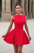 Yalina Red Mini Dress
