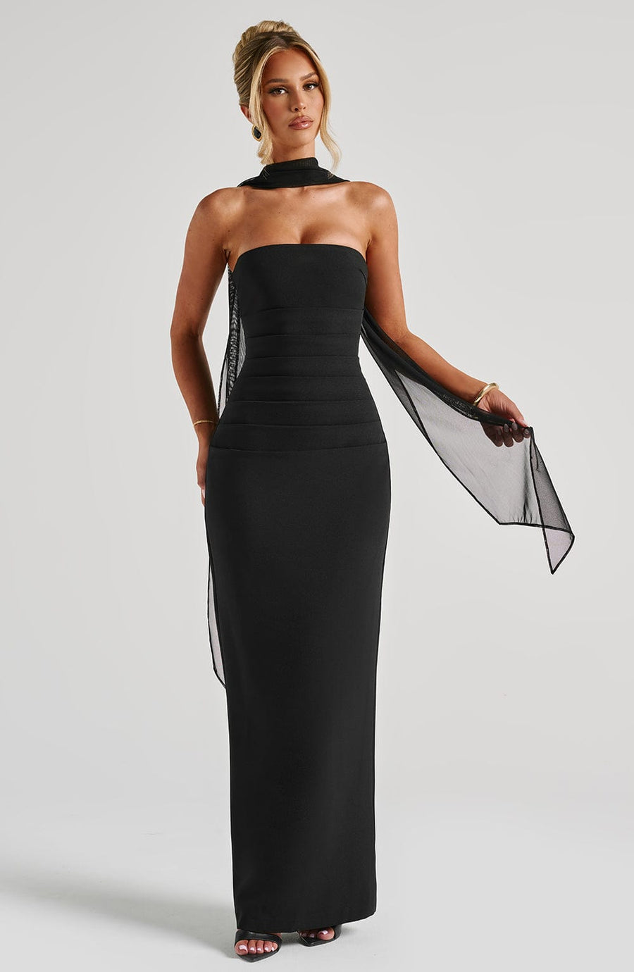 Luvrefashion | Yulia Black Maxi Dress in XS - image 11