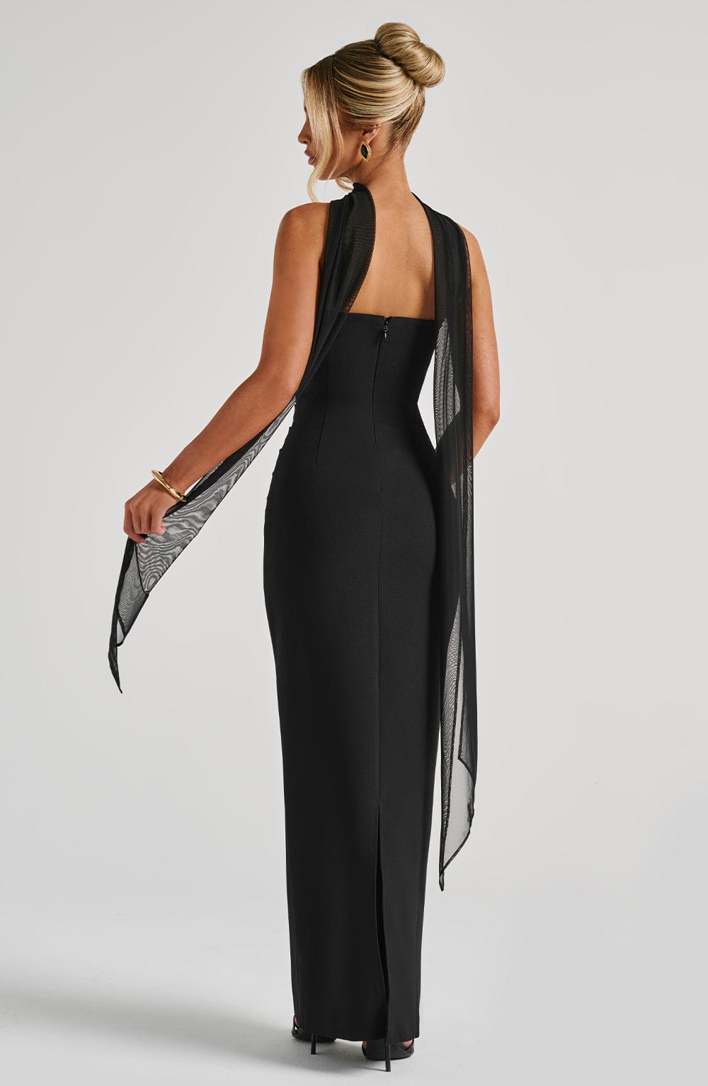 Luvrefashion | Yulia Black Maxi Dress in XS - image 12