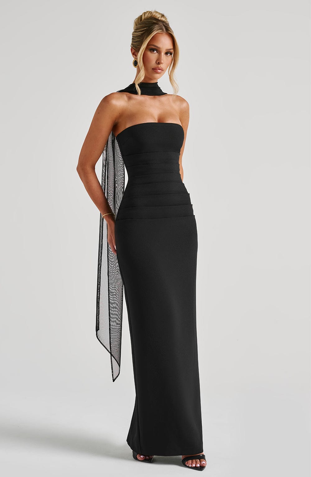 Luvrefashion | Yulia Black Maxi Dress in XS - image 6