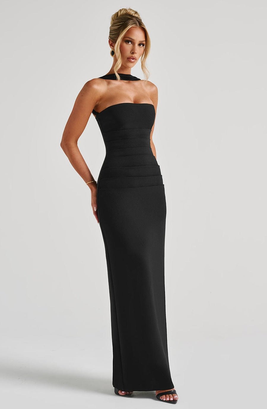 Luvrefashion | Yulia Black Maxi Dress in XS - image 8