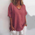 Denise | Chic Loose-Fit Blouse with Tummy Coverage