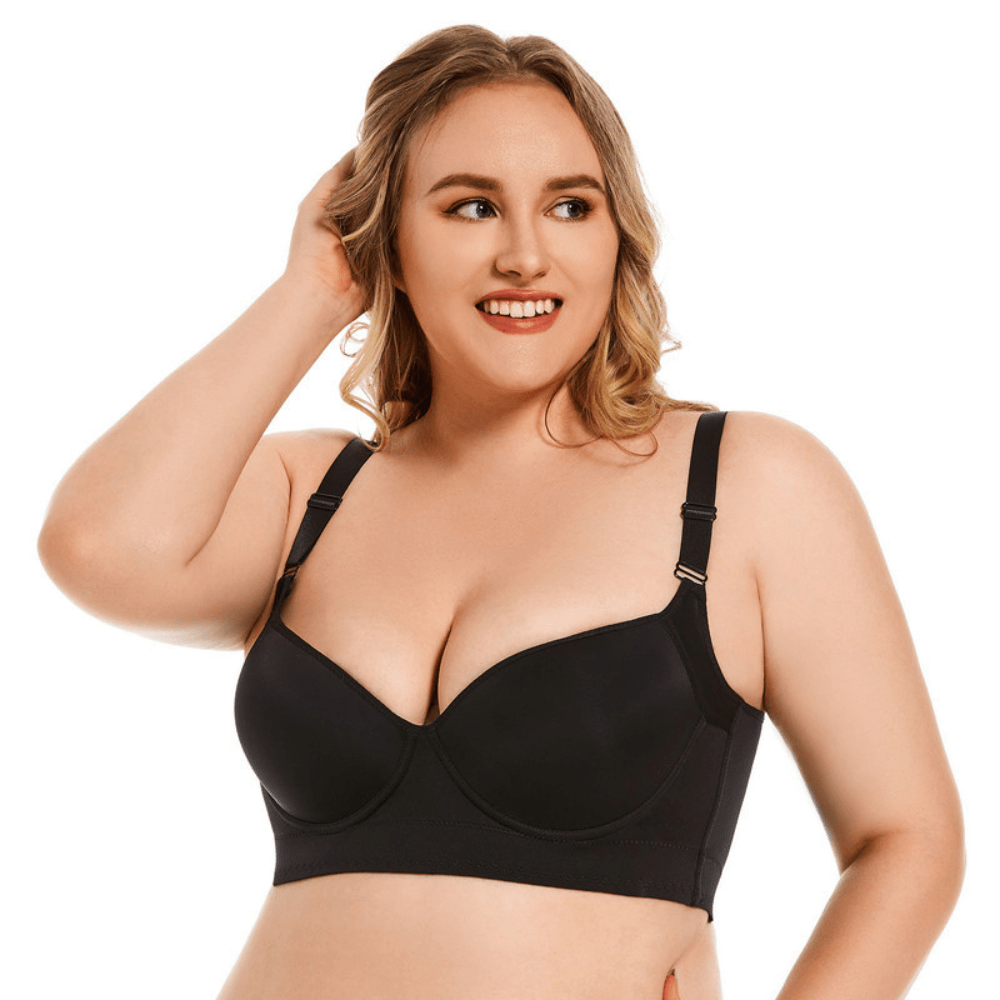 Back Smoothing Push-Up Bra with Flexible Contour Underwire